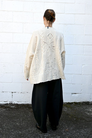 Textured Pullover Natural
