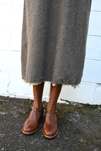 Eco Wool Herringbone Skirt