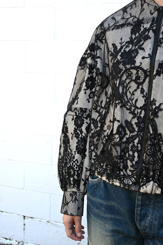 Lace Bomber Jacket