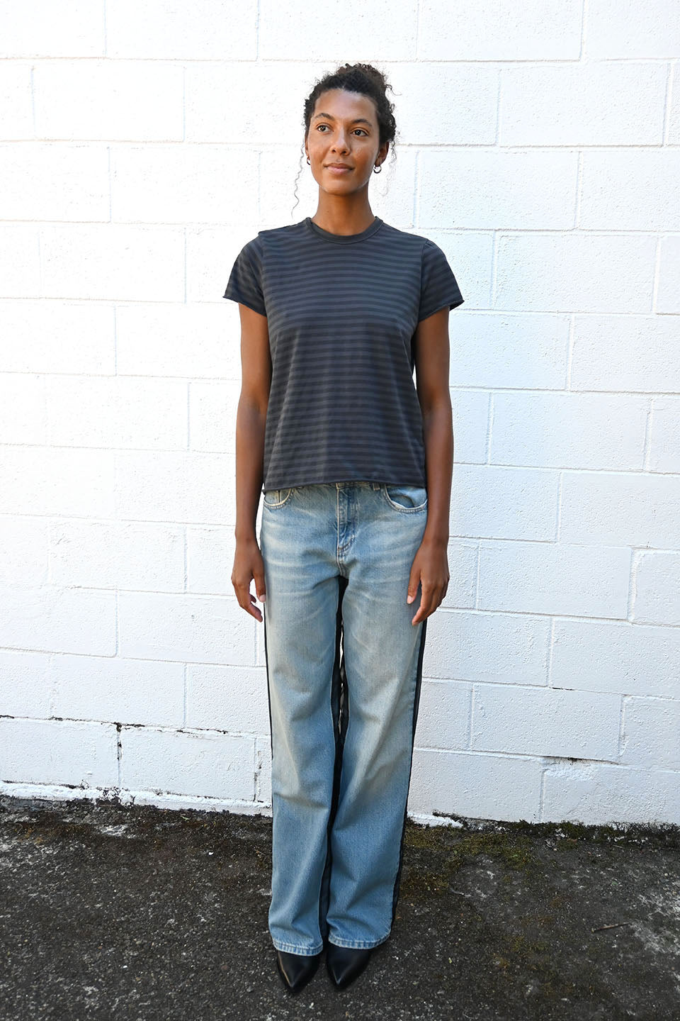 Jeans with Back Panel