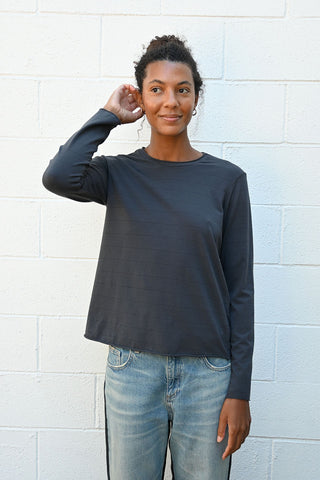 Maglia Agapi Striped Graphite