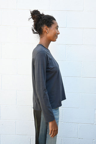 Maglia Agapi Striped Graphite