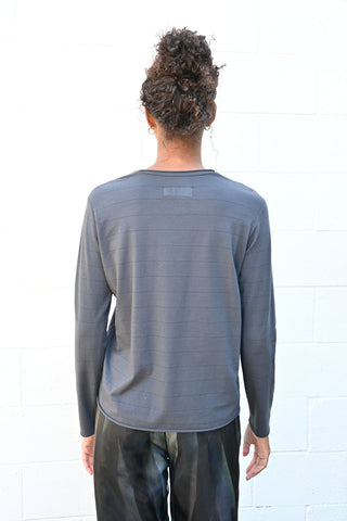 Maglia Agapi Striped Graphite