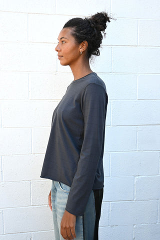 Maglia Agapi Striped Graphite