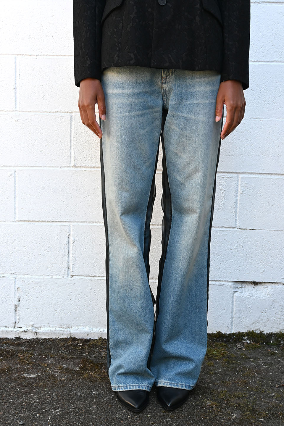 Jeans with Back Panel