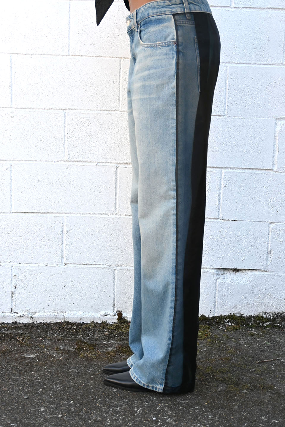 Jeans with Back Panel
