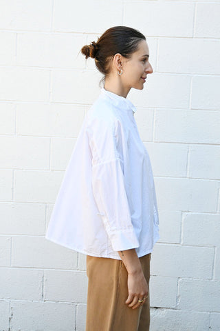 Claudia Short Shirt White