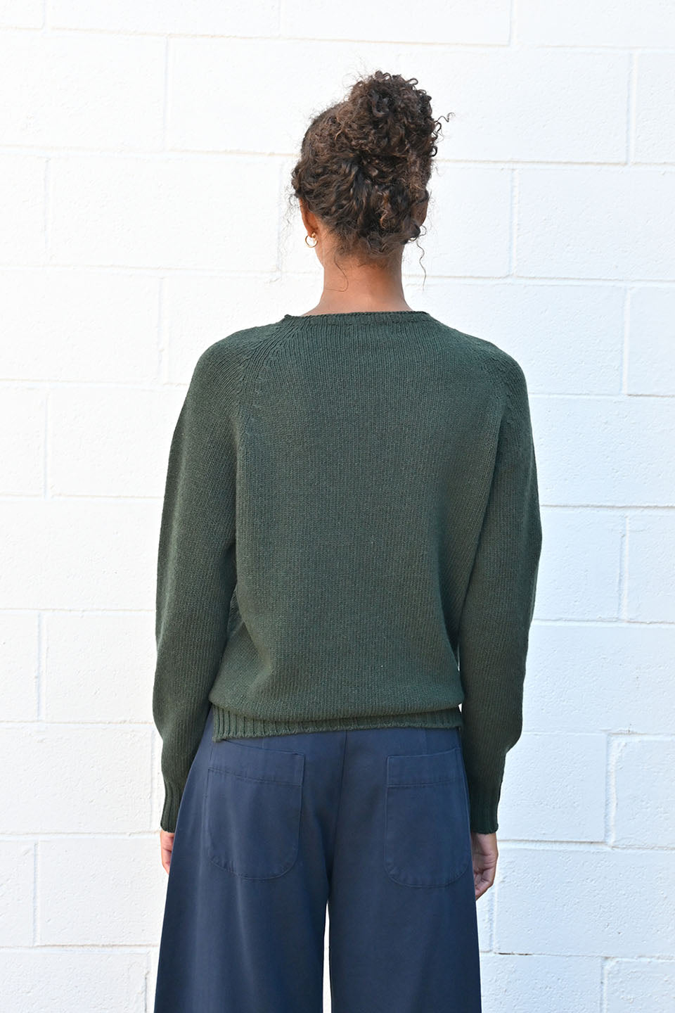 Knitted Pullover Green