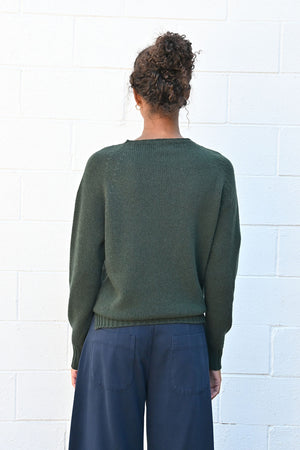 Knitted Pullover Green