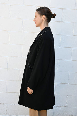 Margurite Coat Black