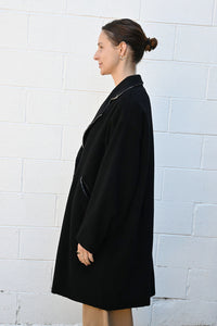 Margurite Coat Black