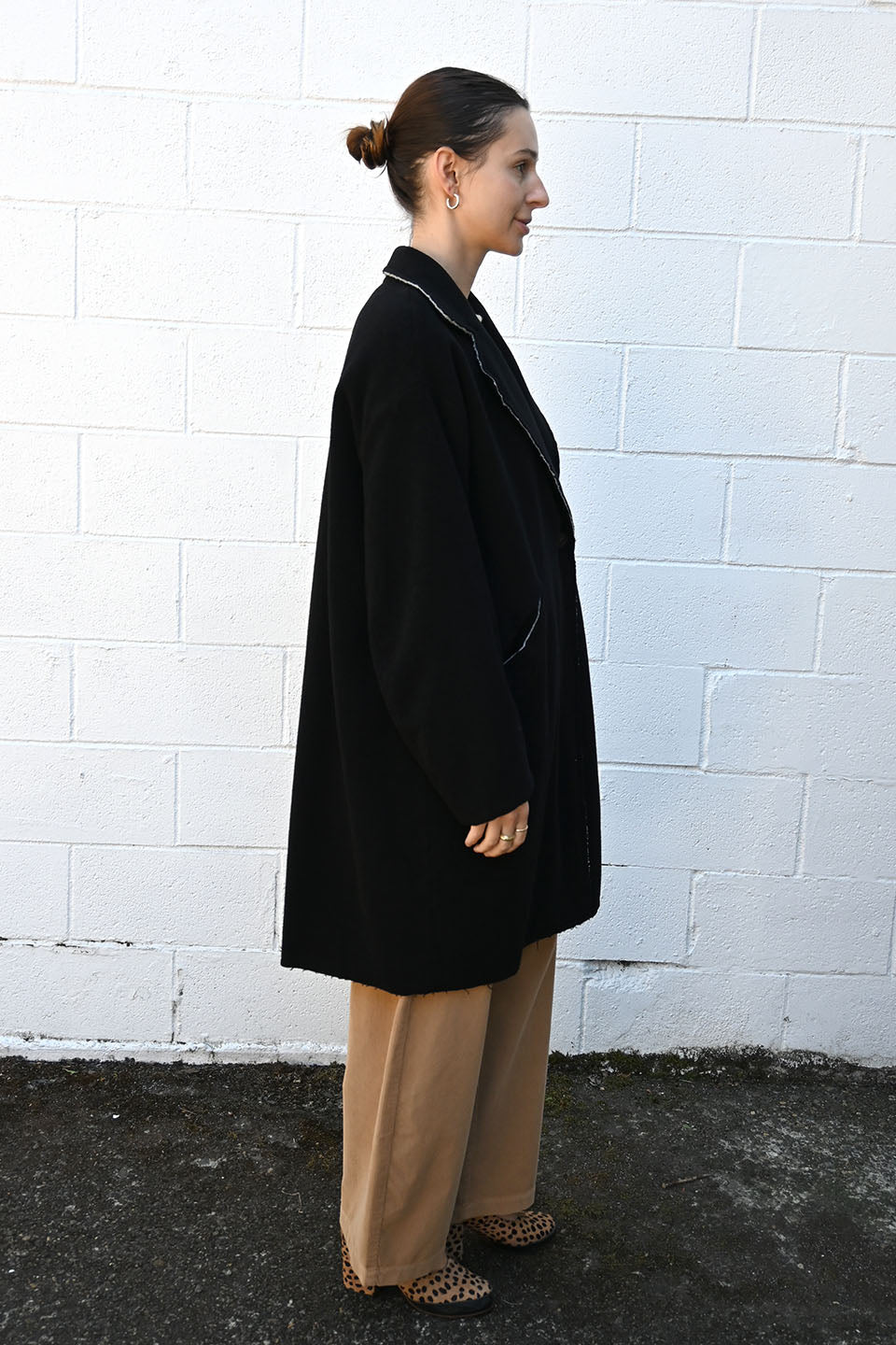 Margurite Coat Black