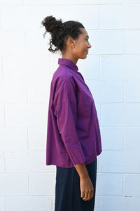 Tina Shirt Raspberry Stripe