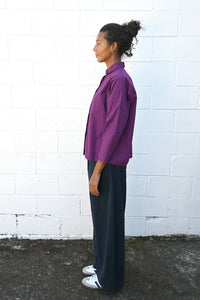 Tina Shirt Raspberry Stripe