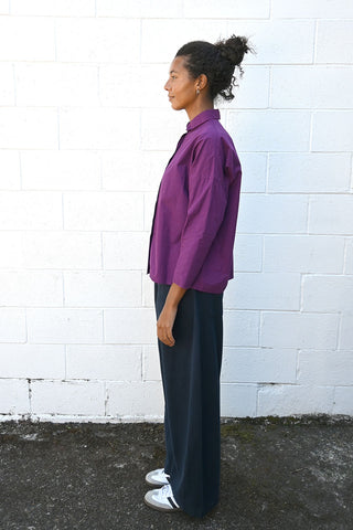 Tina Shirt Raspberry Stripe