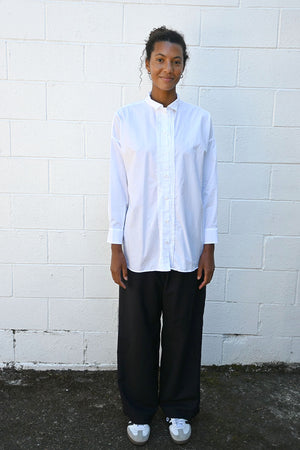Claudia Long Shirt White