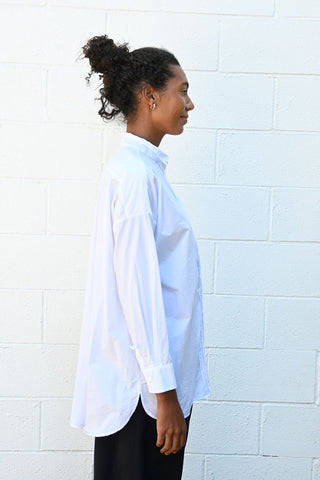 Claudia Long Shirt White