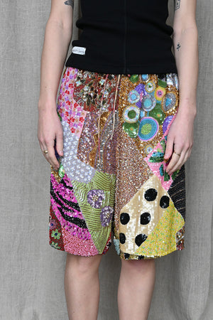 Mixed Pattern Shorts