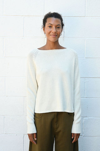 Knitted Pullover White