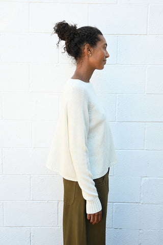 Knitted Pullover White