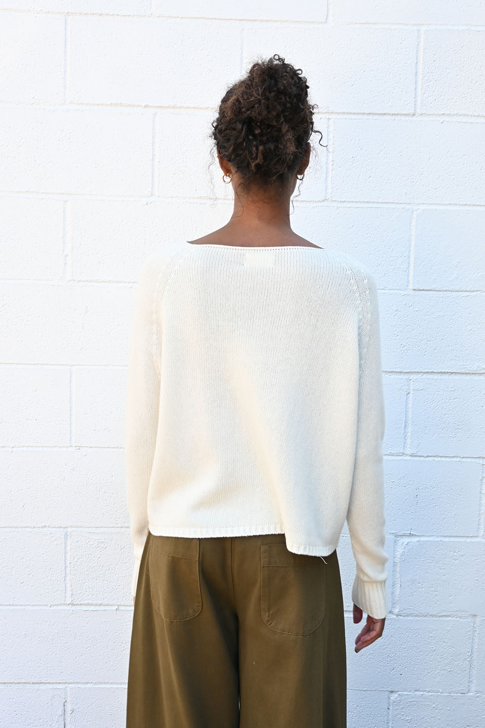 Knitted Pullover White