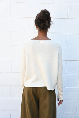 Knitted Pullover White