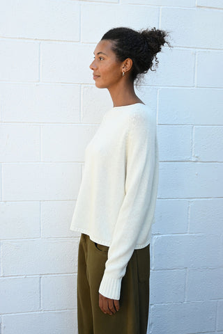 Knitted Pullover White