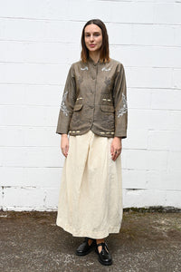 Flower Beads Short Jacket