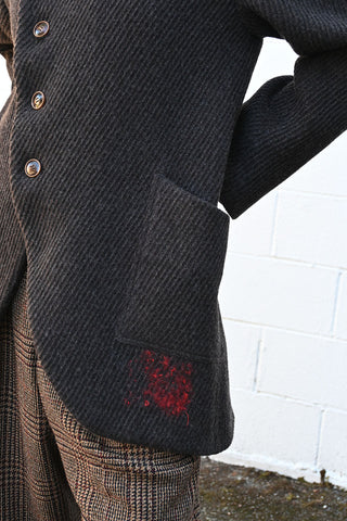 Wool Jacket with Stitch detail