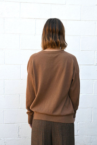 Wide Camel Cardigan