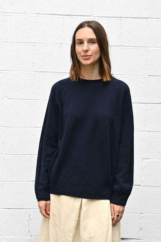 Navy Crewneck Sweater