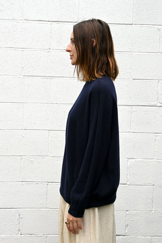 Navy Crewneck Sweater