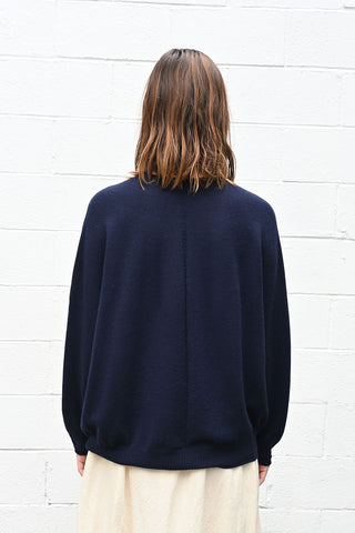 Navy Crewneck Sweater