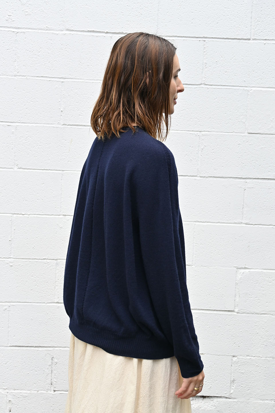 Navy Crewneck Sweater