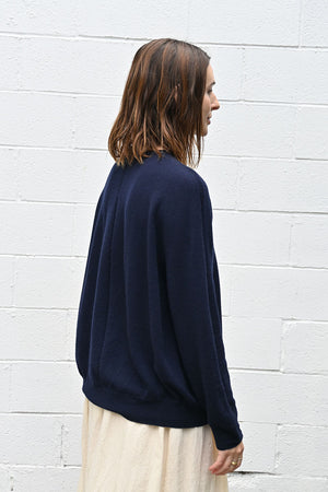 Navy Crewneck Sweater