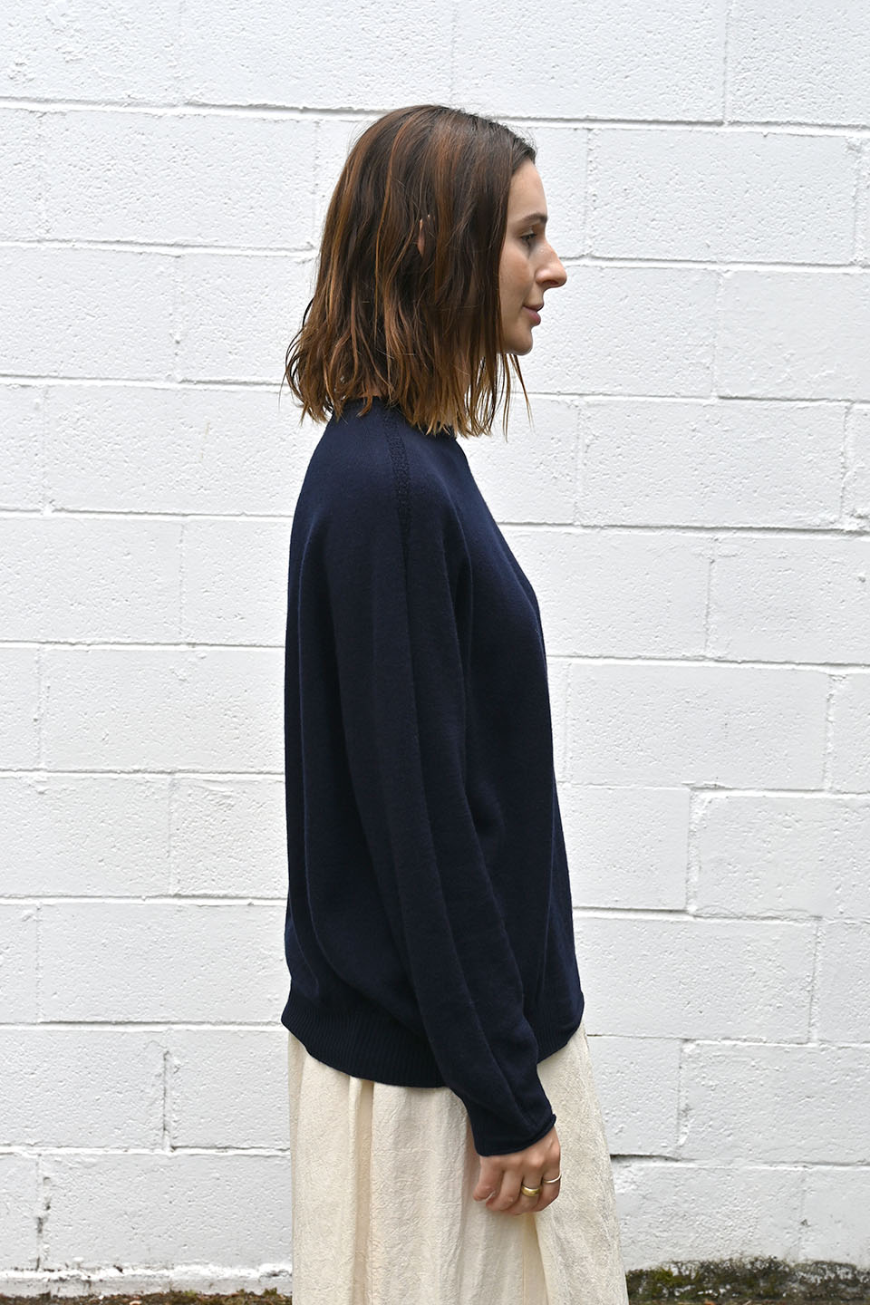 Navy Crewneck Sweater