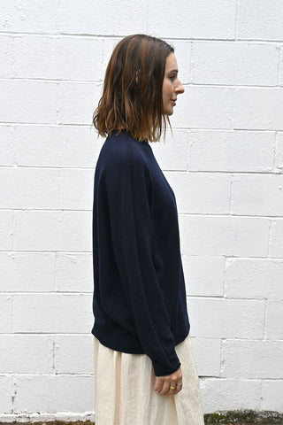 Navy Crewneck Sweater