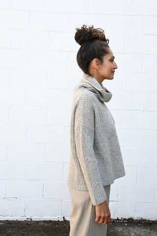 Knitted High Neck Pullover