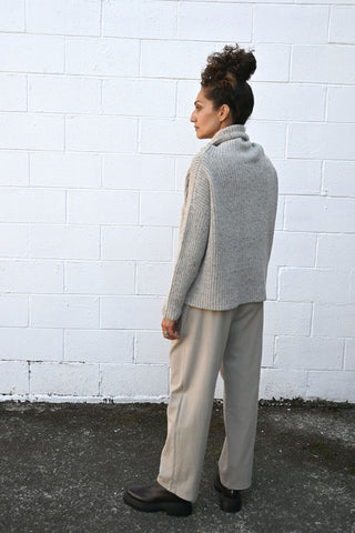 Knitted High Neck Pullover
