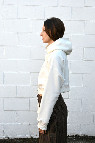 Drape Hoodie Off White