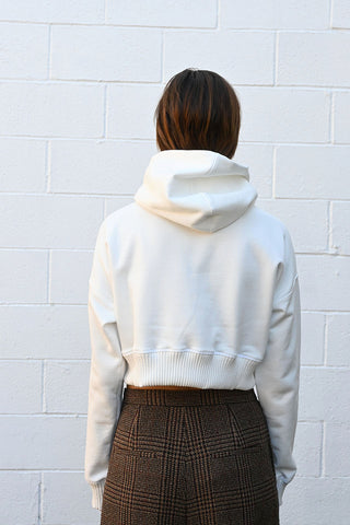 Drape Hoodie Off White