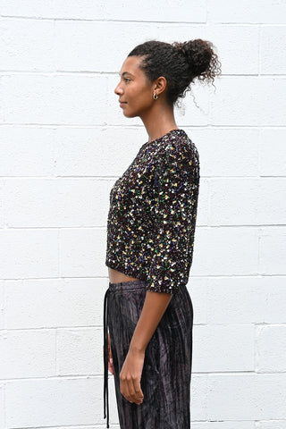 Multicolor Sequined Top