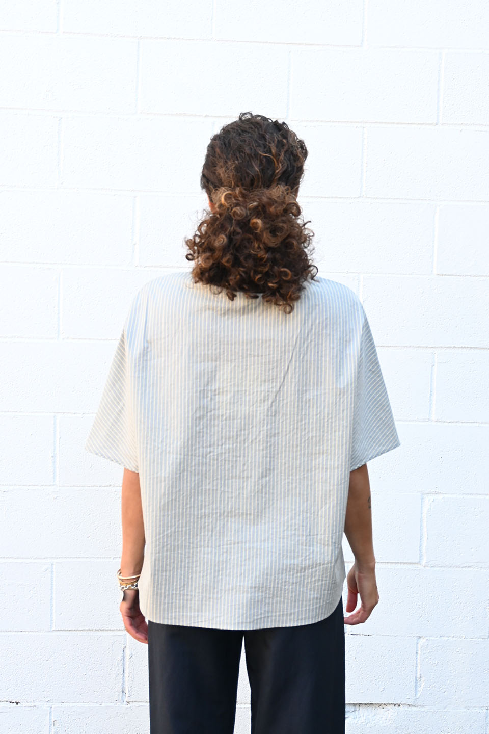 P1698 Striped Cielo Top