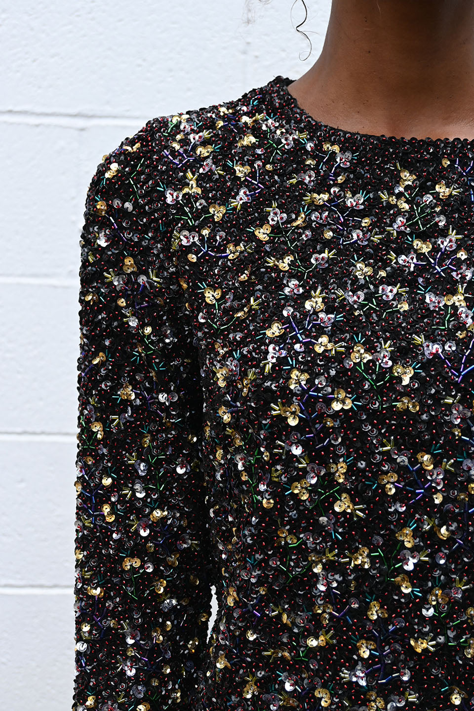 Multicolor Sequined Top