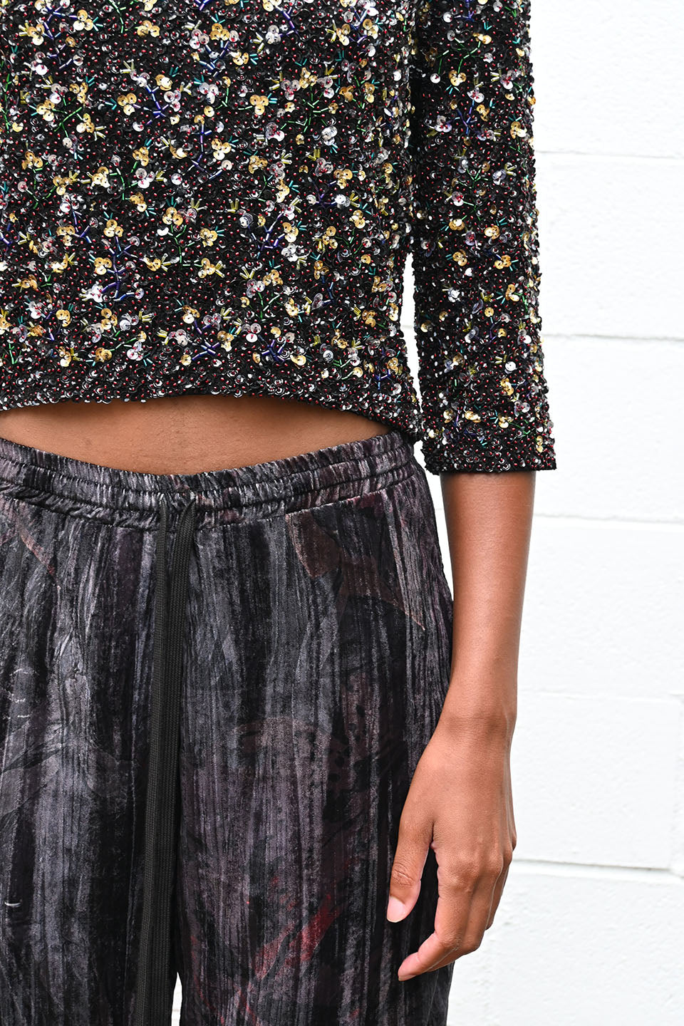 Multicolor Sequined Top