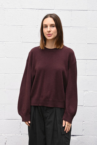 Wine Cashmere Pullover