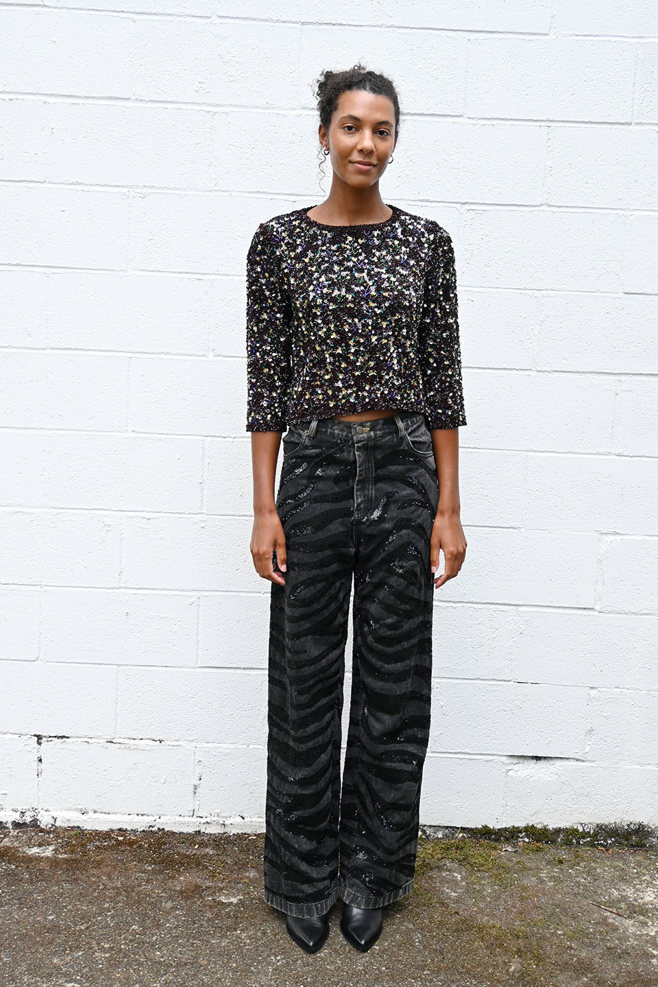 Embroidered Jeans