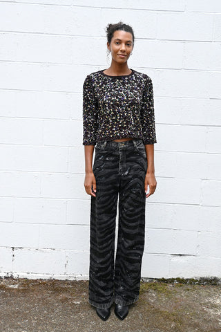 Embroidered Jeans