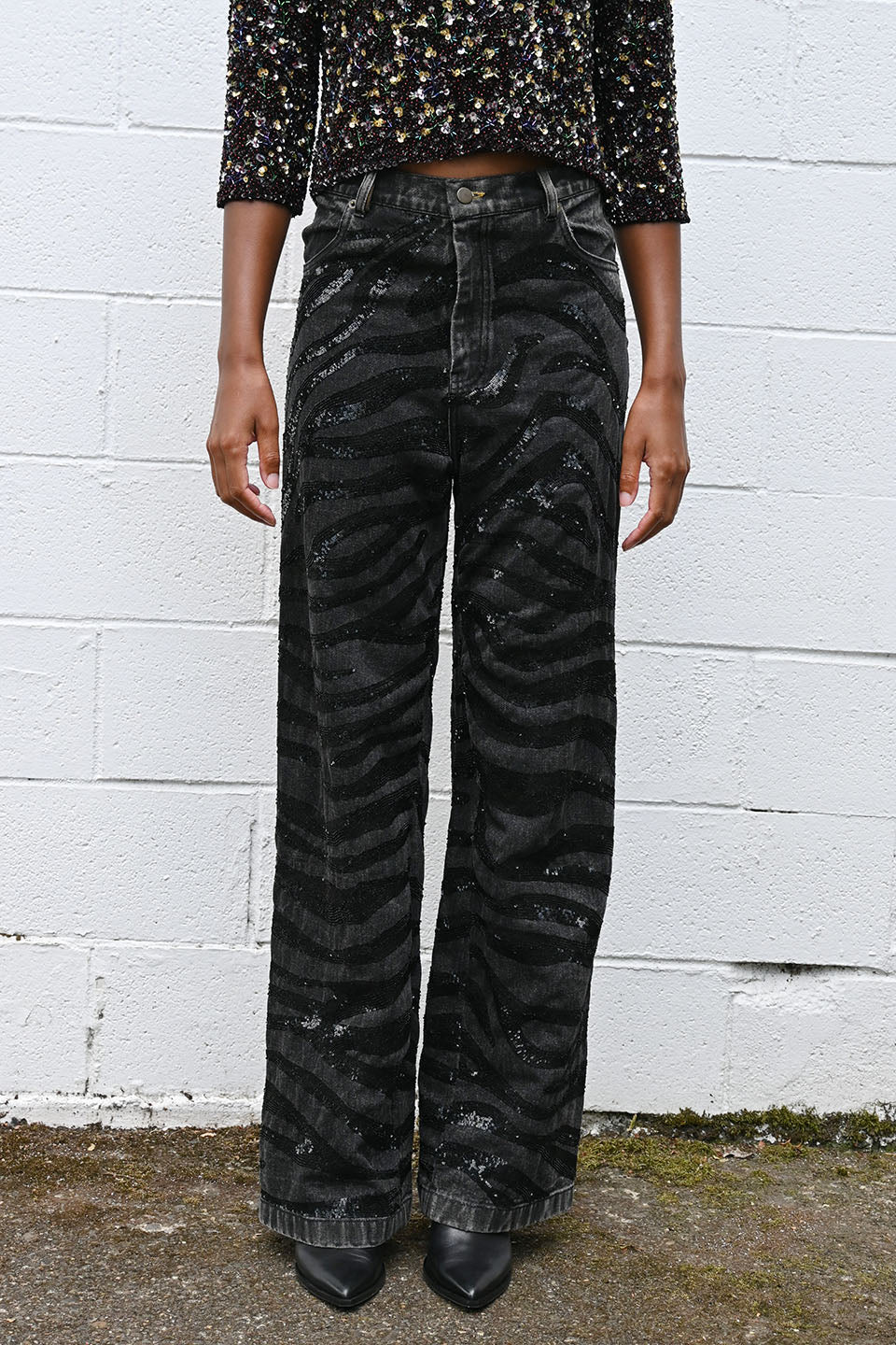 Embroidered Jeans