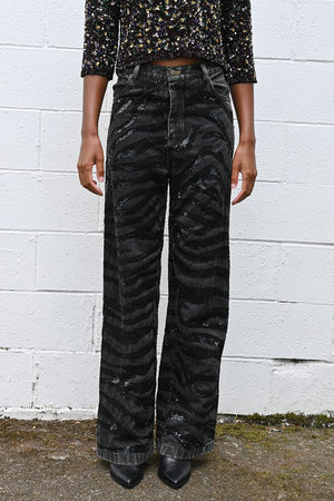 Embroidered Jeans